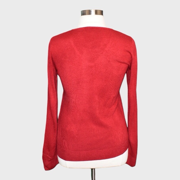 Karen Scott Sparkle Rhinestone Sweater - Picture 3 of 6